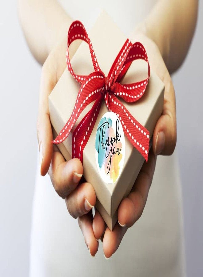 D2C Gift Wrap Stickers Decorative Round Multi Designs Craft Sealing Stickers of Thank You Adhesive Labels for Small Business Gift Tags Item (140 Pieces, Multicolour) - Image 4